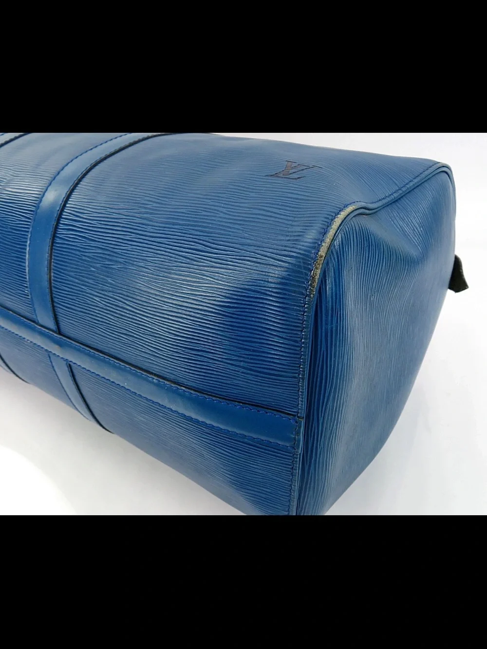 Louis Vuitton Blue Epi Leather Keepall Duffel